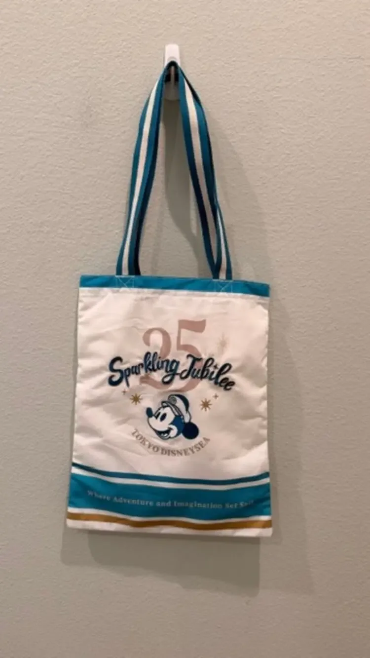Limited Edition Tokyo Disney Sea 25th Jublilee Book Bag